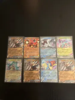 Pokemon TCG EX Double Rare Lot Of 8 Cards - Image 1