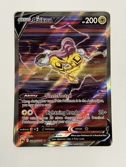 Pokemon TCG Raikou V Crown Zenith Galarian Gallery GG41 / GG70 - Image 1