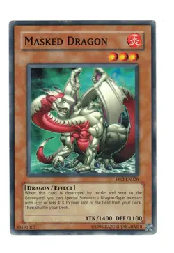 Yugioh- 1X Masked Dragon - Common - Unlimited - DR3-EN026 - Light Play - Image 1