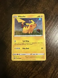 Pokemon Pikachu Card SM234 Promo Holo Rare - Image 1