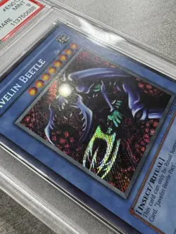 Yugioh Card Javelin Beetle Secret R PSA 9 Mint, PP01-EN013 2007 - Image 5