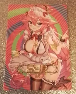 Maid SSR 026 EXV Goddess Story Waifu Doujin Anime Card - Image 1