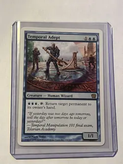 Temporal Adept Ninth Edition Rare - MTG Magic the Gathering Card - Image 1