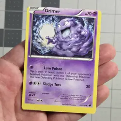 Grimer Miscut Error Dragons Exalted Pokemon Card 45/124 - Image 1