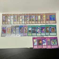 Vintage 1996 Yu-Gi-Oh TCG Card Lot of 35 Most Rares + Foil - Image 1