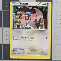 Slakoth Miscut Error Dragons Exalted Pokemon Card 101/124 - Image 5