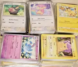 100 Card Pokemon Lot -Random Commons, Uncommons & Some rares! No Energy/Trainers - Image 1