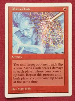 Magic The Gathering 5TH EDITION MANA CLASH red card MTG FIFTH - Image 1
