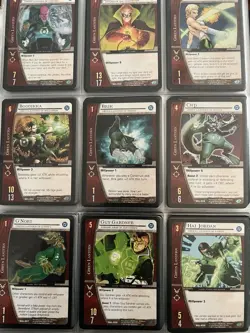 Vs System DC Green Lantern Corp DGL Common And Uncommon Card Lot Over 500 Cards - Image 1