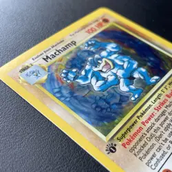 Pokemon Card - Machamp Base Set 1st Edition 8/102 Holo Rare NM-M - Image 4