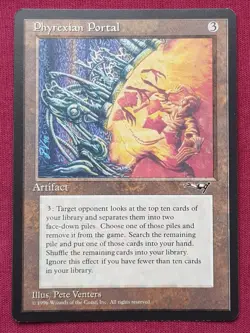 Magic The Gathering ALLIANCES PHYREXIAN PORTAL artifact card MTG - Image 1