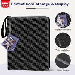 Mlikero 4 Pocket Trading Card Binder, 440 Slots, Fits MTG, TCG, Baseball Cards - Image 2