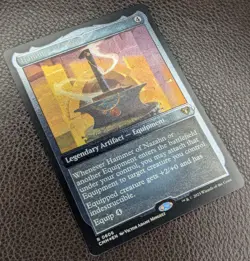 MtG Magic Hammer of Nazahn Foil Etched Rare CMM #606 Commander Masters x1 - Image 2