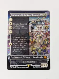 Summon: Knights of Round - #359 Regular (Borderless) Final Fantasy - Mtg NM - Image 1