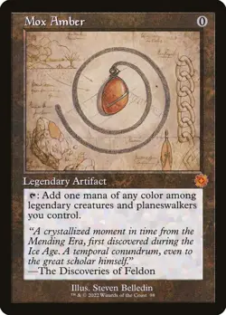 MTG Mox Amber - The Brothers' War: Retro Frame Artifacts - Image 1