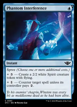 MTG Phantom Interference - Outlaws of Thunder Junction - Image 1