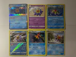 Pokemon TCG Starmie Collection From 6 Different Art/Set English Cards NM - Image 1