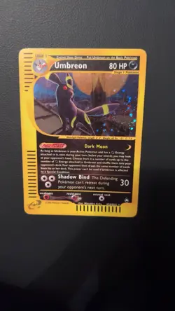 Pokemon Umbreon Aquapolis Holo Rare #H29 - Image 1