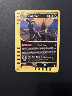 Pokemon Umbreon Aquapolis Holo Rare #H29 - Image 2