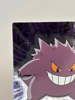 2000 Topps Pokemon TV Animation Edition Series 2 Gengar Holo Foil Blue Logo #94 - Image 3