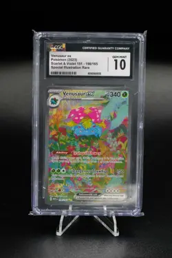 Sequential CGC 10 Pokemon S&V Mew EN 151 Charizard, Venusaur, Blastoise Set - Image 2