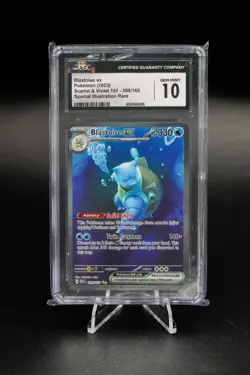 Sequential CGC 10 Pokemon S&V Mew EN 151 Charizard, Venusaur, Blastoise Set - Image 4