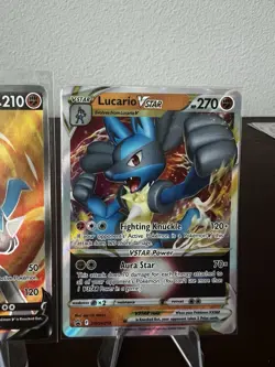 Pokemon TCG Lucario V and VSTAR SWSH213 And SWSH214 Near Mint - Image 4