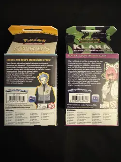 Pokemon English Klara & Cyrus Premium TOURNAMENT Collection Set of 2 Sealed NEW - Image 2