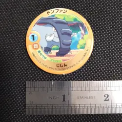 Donphan Pokemon Patchin Menko Card Nintendo Very Rare Japanese From Japan - Image 2