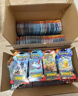 🛑Pokemon Surging Sparks Sleeved Booster Packs- 36 New Factory Sealed - Image 1