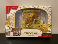 Pokemon TCG Scarlet & Violet 151 Zapdos EX Collection Box OPENED - NO PACKS - Image 1