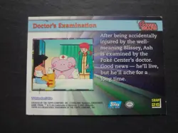 2001 Topps Pokemon Johto Series One 1 Screen Snaps SNAP26 Doctor's Examination - Image 2