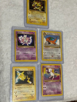 1999 Pokemon The First Movie Complete Promo Card Set of 5 #2 #3 #4 #5 #8 - Image 1