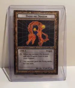 Yugioh Dungeon Dice Monsters DDM Darkfire Dragon B3-14 Card English - Image 1