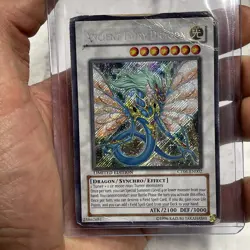 YuGiOh Ancient Fairy Dragon CT06-EN002 Limited Edition Secret Rare HP Yu-Gi-Oh! - Image 1