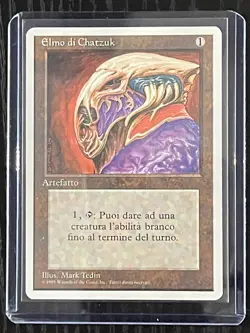 Magic MTG Italian Revised Helm of Chatzuk Artist Proof Near Mint Only 50 Exist! - Image 3