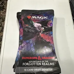 10 Magic The Gathering Adventures in The Forgotten Realms Hangar Draft Packs D&D - Image 1