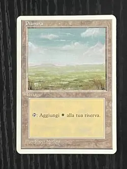 Magic MTG Italian Revised Plains Artist Proof Near Mint - Only 50 Exist! - Image 1