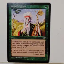 MTG -- MIRAGE --- WORLDLY TUTOR --- NM - Image 1