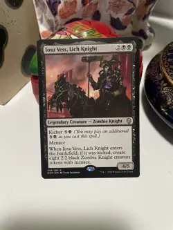 MTG NM Josu Vess, Lich Knight [Dominaria] - Image 1