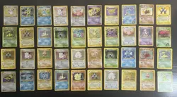 POKEMON 40 VINTAGE HOLOS CARD LOT ( BASE SET , BASE SET 2 , TEAM ROCKET , JUNGLE - Image 1