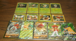 POKEMON 13 CARD EVOLUTION TYPE CHARACTER LOT ROWLET, DARTRIX, DECIDUEYE,NO DUPE - Image 4