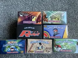 7 Vintage Pokemon Card Empty Booster Box WOTC Lot Bundle w/ Empty Booster Packs - Image 3