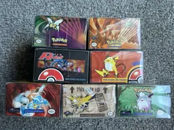 7 Vintage Pokemon Card Empty Booster Box WOTC Lot Bundle w/ Empty Booster Packs - Image 5
