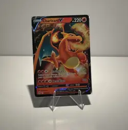 Charizard V Holo Ultra Rare Card 017/172 Pokemon TCG Full Art Brilliant Stars - Image 1
