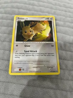 Eevee 63/100 Common Diamond & Pearl Majestic Dawn Pokemon Card NM - Image 1