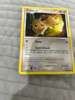 Eevee 63/100 Common Diamond & Pearl Majestic Dawn Pokemon Card NM - Image 3