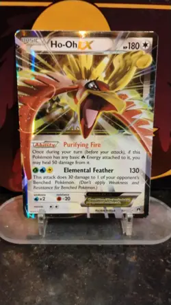 HO-OH EX BREAKpoint Series POKEMON Full-Art Holo 2016 Trading Card 92/122 - Image 1