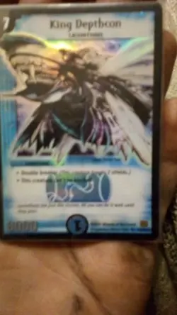 2004 Duel Masters Trading Card King Depthcon Holo Foil S4/S10 - Image 1