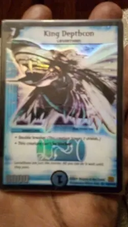 2004 Duel Masters Trading Card King Depthcon Holo Foil S4/S10 - Image 2